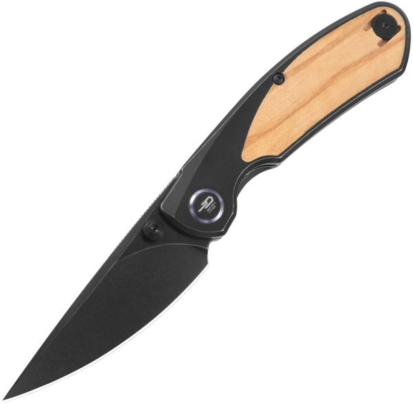 Bestech Lito Framelock M390 Olive Wood