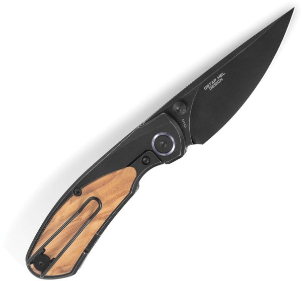 Bestech Lito Framelock M390 Olive Wood