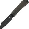 Bestech Bruv Framelock Black Ti M390 Wharncliffe