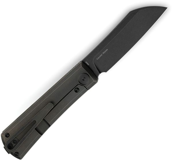 Bestech Bruv Framelock Black Ti M390 Wharncliffe