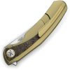 Bestech Sambac Framelock M-Cut Gold Ti/Carbon