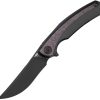 Bestech Sambac Framelock M-Cut Black Ti/Purple