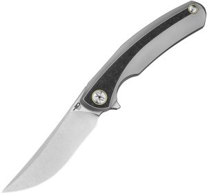 Bestech Sambac Framelock M-Cut Gray Ti/Marble