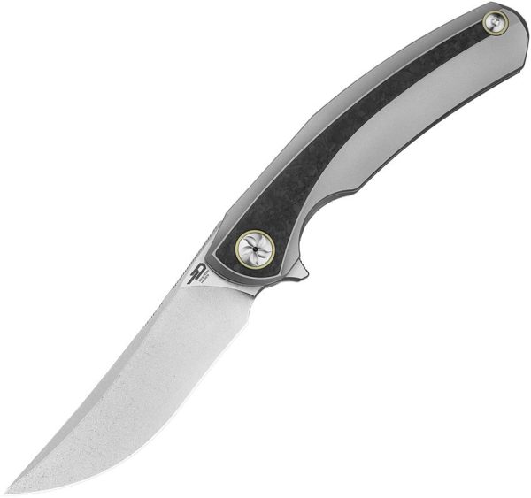 Bestech Sambac Framelock M-Cut Gray Ti/Marble