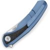 Bestech Sambac Framelock M-Cut Blue Ti/Twill