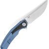 Bestech Sambac Framelock M-Cut Blue Ti/Twill