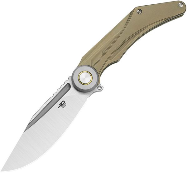 Bestech Seraph Framelock Ti Bronze M390