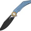 Bestech Seraph Framelock Ti Blue M390 Folding Knife