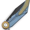 Bestech Seraph Framelock Ti Blue M390 Folding Knife