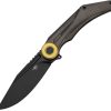 Bestech Seraph Framelock M390 Black Bronze Handle