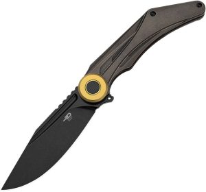 Bestech Seraph Framelock M390 Black Bronze Handle