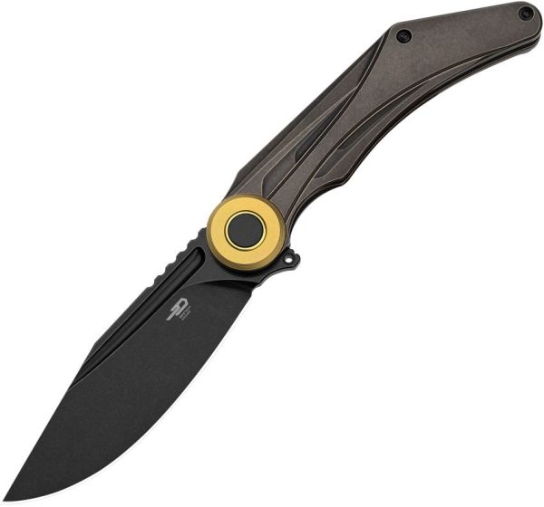 Bestech Seraph Framelock M390 Black Bronze Handle