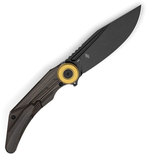 Bestech Seraph Framelock M390 Black Bronze Handle