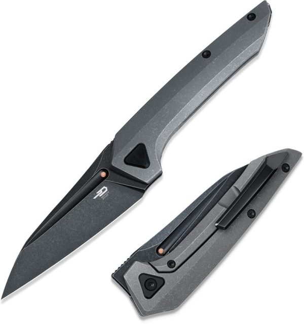 Bestech VK-NAVI Framelock M-Cut Dark Ti Handle