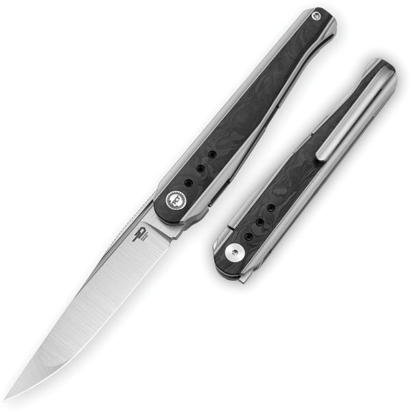 Bestech Spear Phisher Framelock M390 Black CF