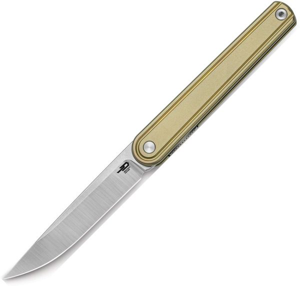 Bestech Ink Linerlock MagnaCut Bronze Titanium