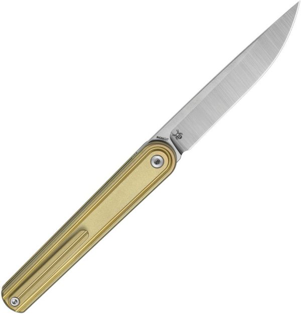 Bestech Ink Linerlock MagnaCut Bronze Titanium