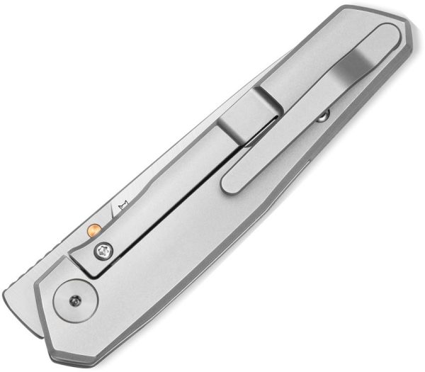 Bestech VK-KUZE Framelock M-Cut Satin Titanium