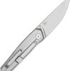 Bestech VK-KUZE Framelock M-Cut Satin Titanium