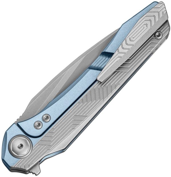 Bestech Wet Nelly Button Lock MagnaCut Blue Ti