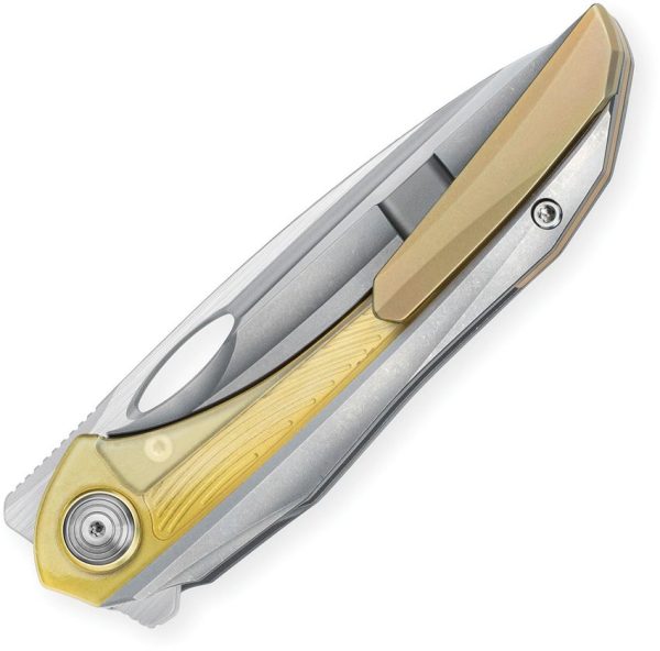 Bestech SENU Framelock S90V Titanium/Ultem Knife