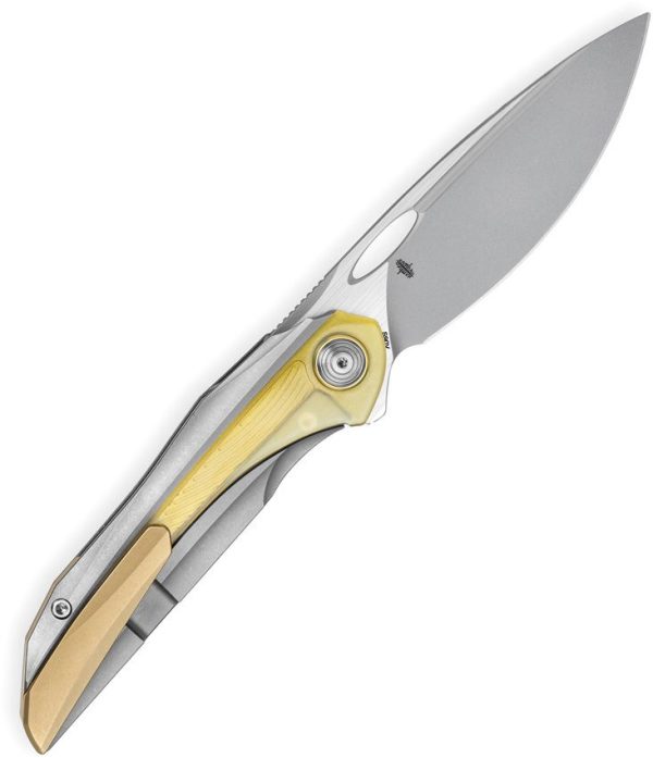 Bestech SENU Framelock S90V Titanium/Ultem Knife