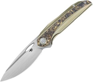 Bestech SENU Framelock Ti/Fat Carbon S90V Knife