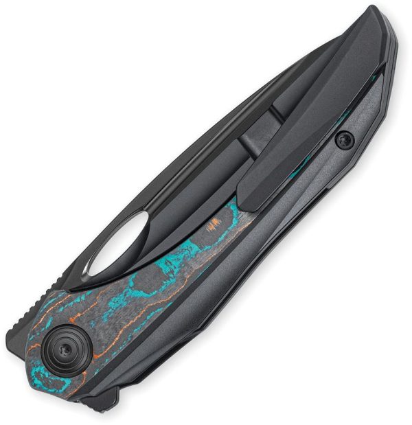 Bestech SENU Framelock S90V Black Camo Carbon Knife