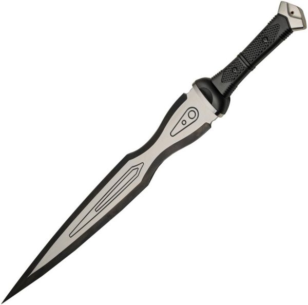 BTX Achilles Sword 1060HC Steel Fixed Blade 22.63" Black Handle