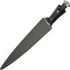 BTX Achilles Sword 1060HC Steel Fixed Blade 22.63" Black Handle