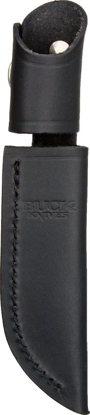 Buck Woodsman Belt Sheath - Black Leather