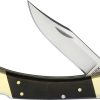 BU110.jpg Buck Hunter 110 Lockback - Ebony Handle Folding Knife
