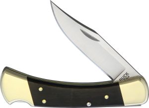 BU110.jpg Buck Hunter 110 Lockback - Ebony Handle Folding Knife