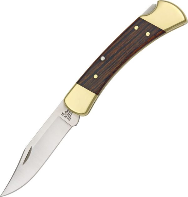 Buck 110 Model Hunter Lockback - Wood Handle Knife