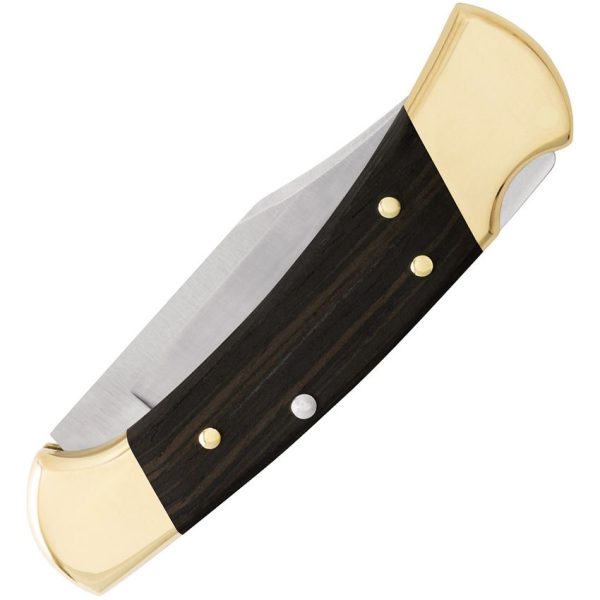 Buck Auto 112 Lockback Ebony Wood