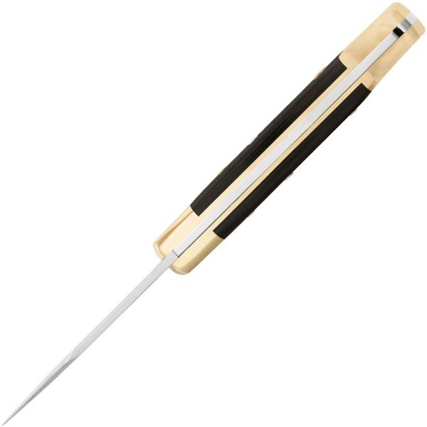 Buck Auto 112 Lockback Ebony Wood