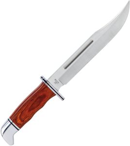 BU120CCS1.jpg Buck Heritage Woodsman Fixed Blade - Brown DymaLux Handle