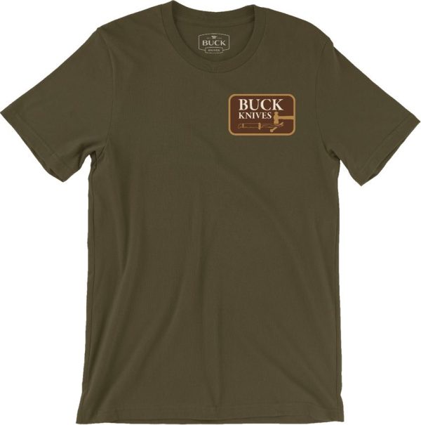 BU13398.jpg Buck Hammer & Bolt T-Shirt XXL Army Green