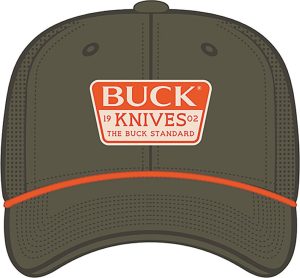 BU14250.jpg Buck Embroidered Patch Hat - OD Green