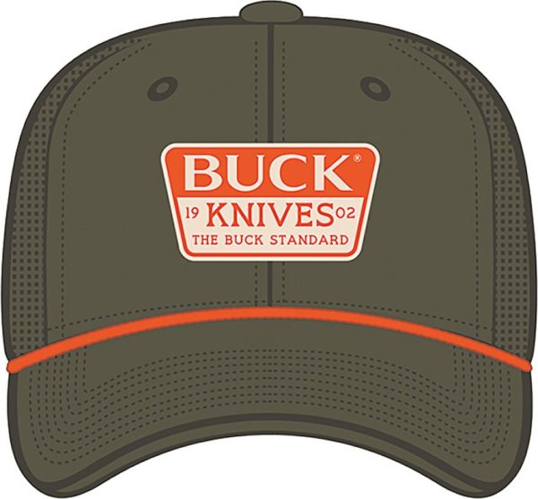 Buck Embroidered Patch Hat - OD Green