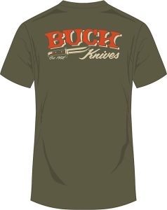 Buck Western T-Shirt 2X-Large - Military Green