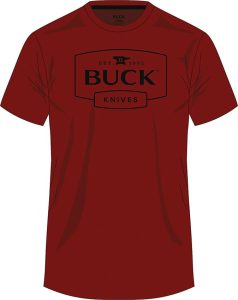 Buck Logo T-Shirt Dark Red 2X-Large