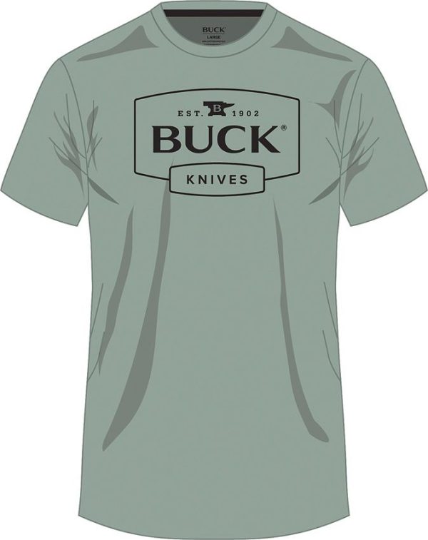 Buck Logo T-Shirt Dusty Sage X-Large