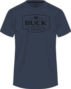 BU14329.jpg Buck Logo T-Shirt Navy 2XL