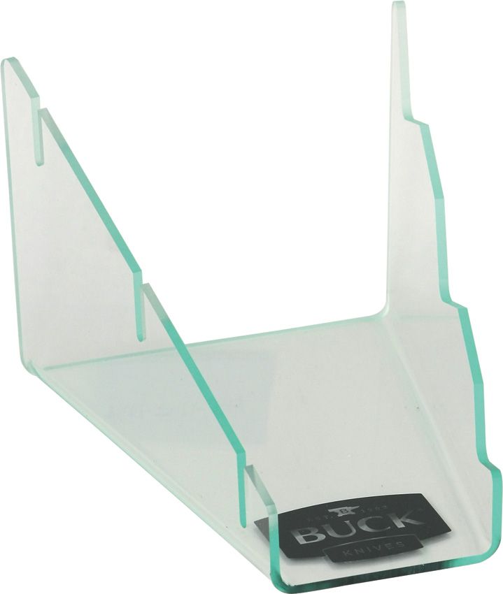 Buck Three Knife Display Stand, Clear Acrylic w/ Logo