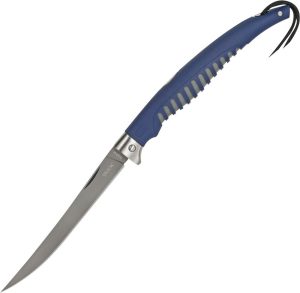 BU220BLS.jpg Buck Silver Creek Lockback Fillet - Blue Handle