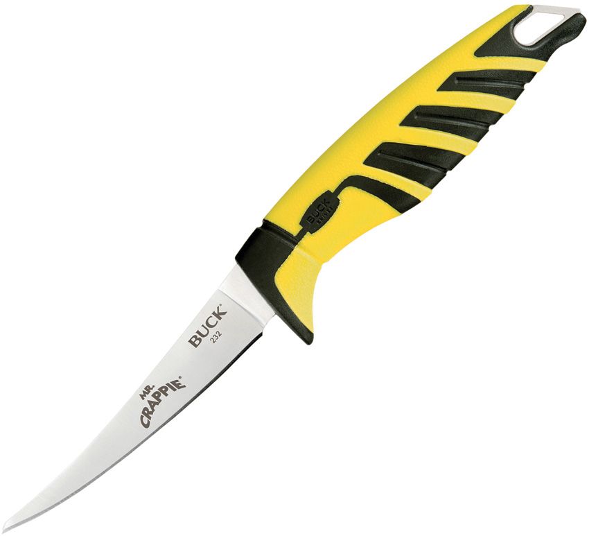 BU232YWS.jpg Buck Mr Crappie Slab Shaver 4" Fillet Knife with Sheath