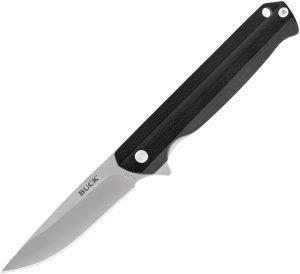 BU251BKS.jpg Buck Langford Linerlock Black G10 Folder