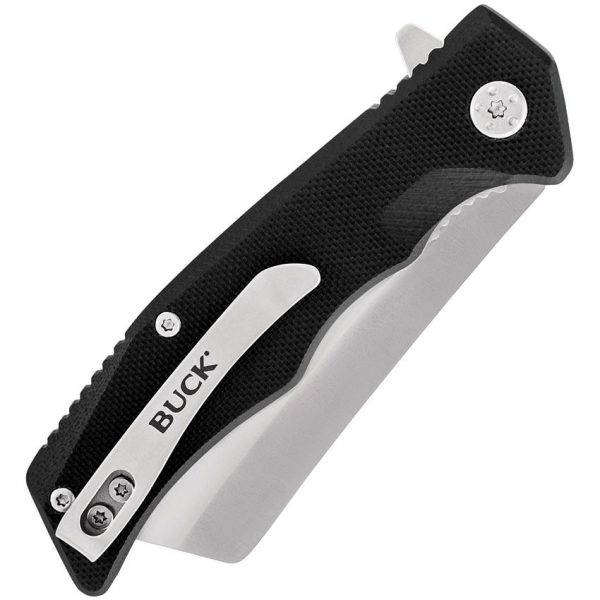 Buck Trunk Linerlock Black G10 Folding Knife