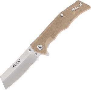 Buck Trunk Linerlock Tan G10 Folding Knife
